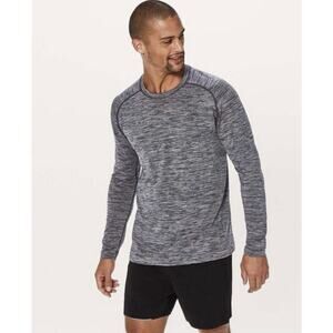 Lululemon Metal Vent Tech Surge Mens L Black Anchor Performance Gorpcore Gym